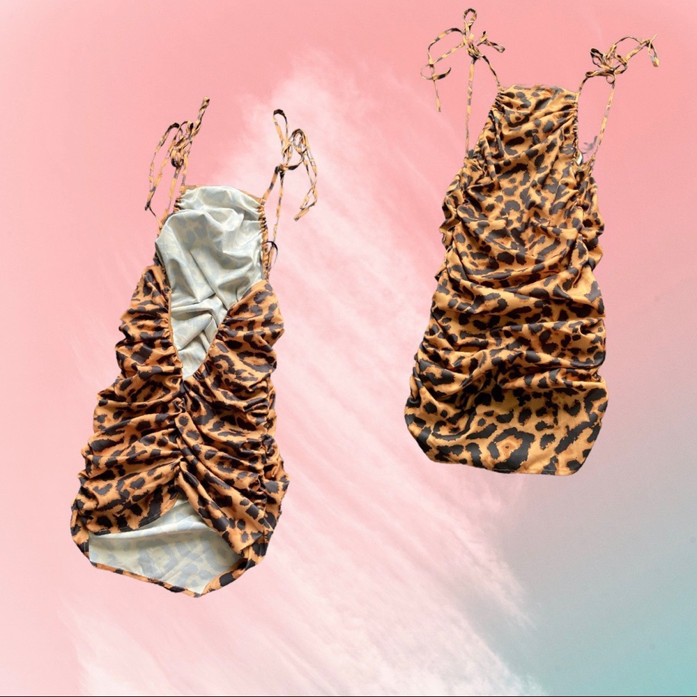 🐯 tiger print night-off dress 🐯